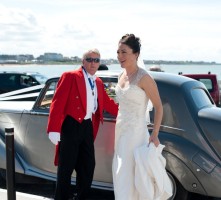 Your Toastmaster assisiting bride at Turner Contemporary